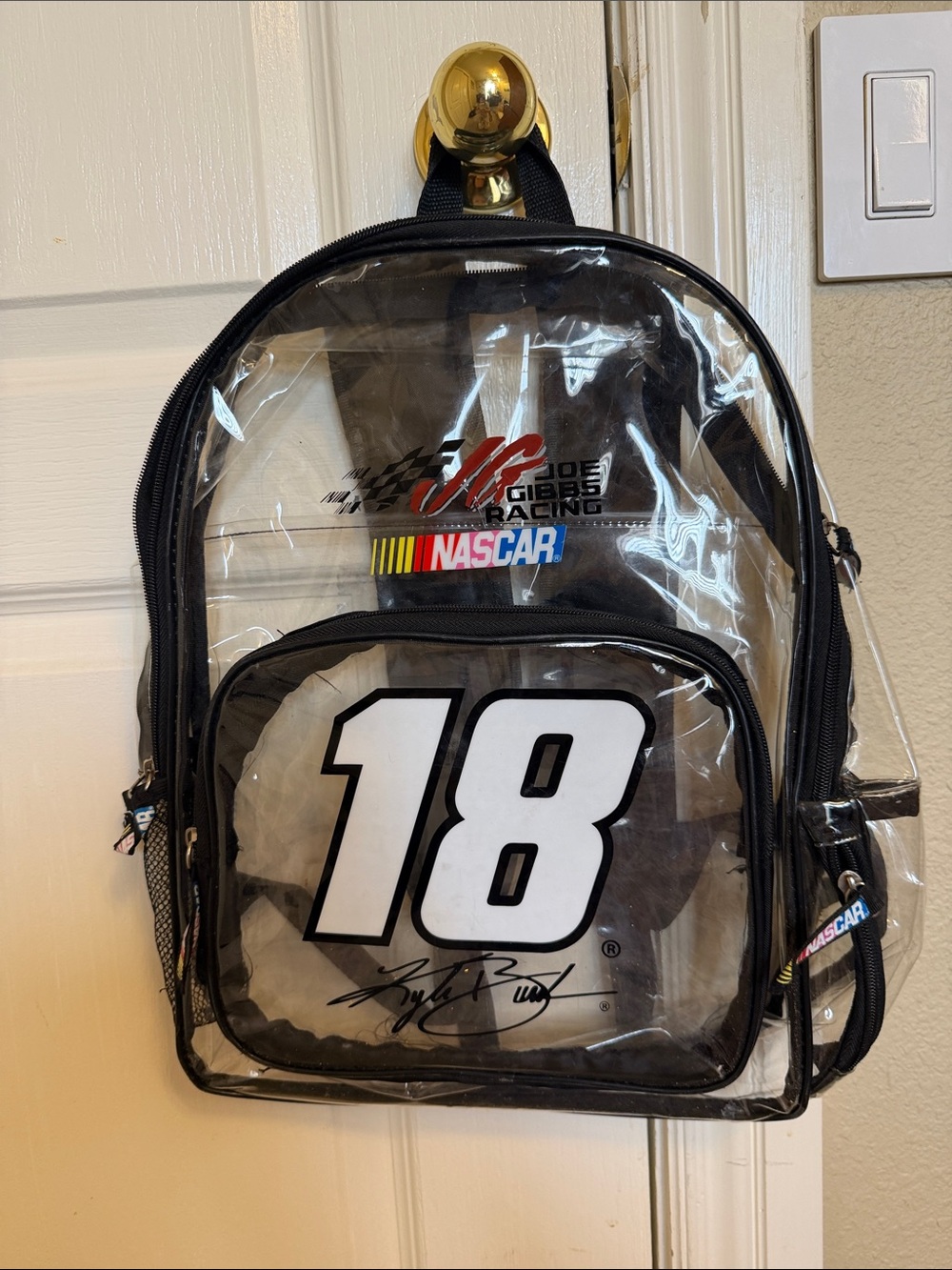 KYLE BUSCH Official NASCAR Backkack. Great condition